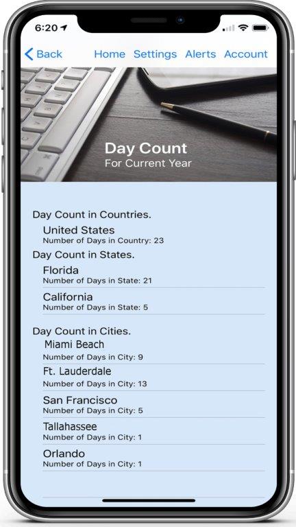 Day Count Tracking
